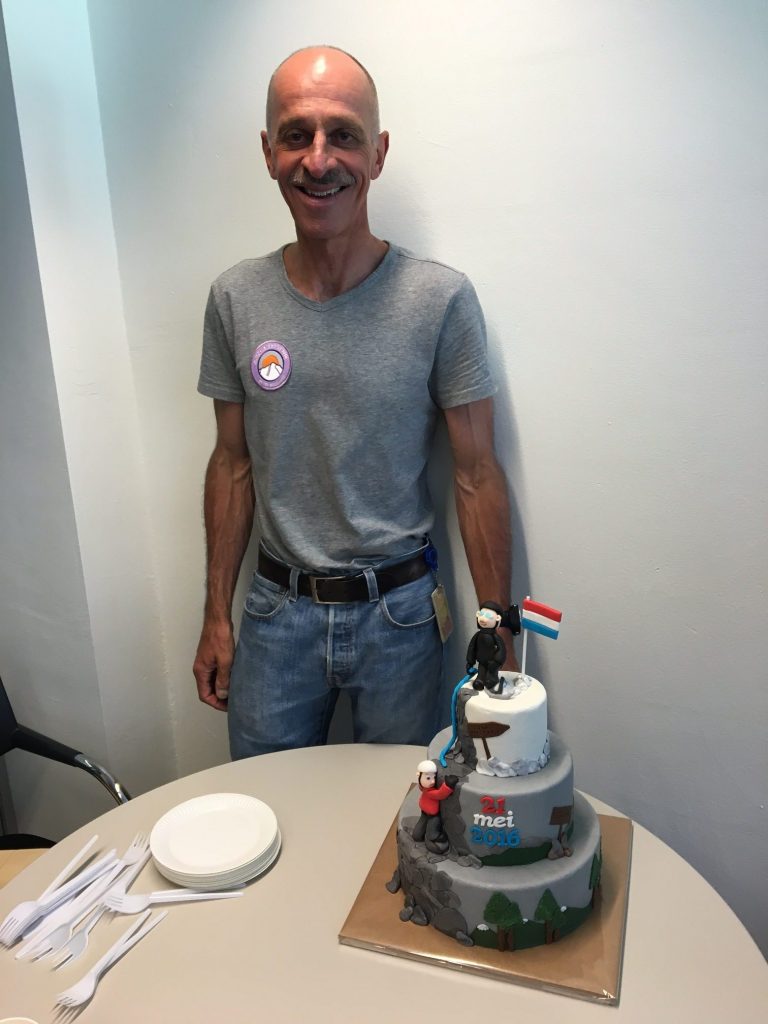 Special 'welcome back' cake at Shell Health