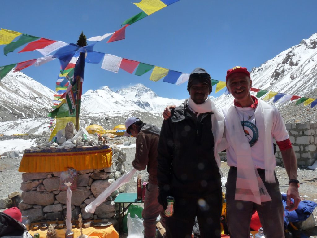 Bharath and me at the 2015 Mt Everest Puja Ceremony